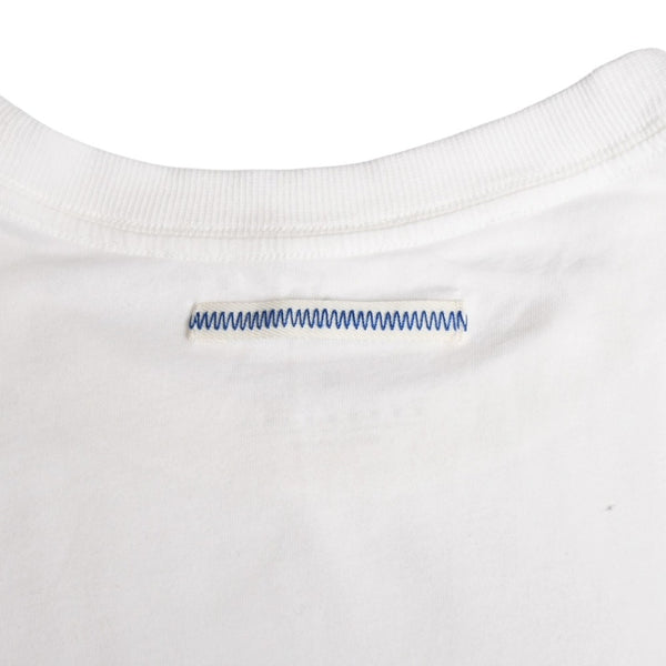 極美品 adidas×Bad Bunny アディダス バッドバニー 半袖 Tシャツ ホワイト コットン サイズM 刺繍 中古 4a007486