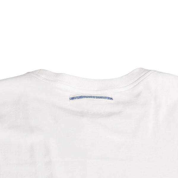 極美品 adidas×Bad Bunny アディダス バッドバニー 半袖 Tシャツ ホワイト コットン サイズM 刺繍 中古 4a007487