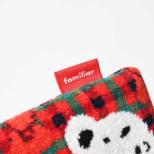 新品未使用 familiar ファミリア × HELLO KITTY ハローキティ 巾着 770347 XF チェック柄 中古 4a007587