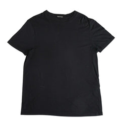 TOM FORD トムフォード 半袖 Ｔシャツ BW229 TFJ950 サイズ48 ブラック コットン 美品 中古 4a006723