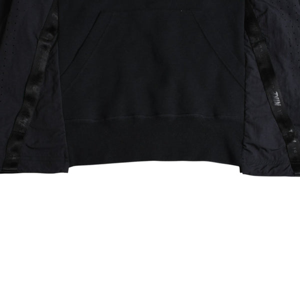 NIKE ナイキ sacai サカイ セットアップ パーカー スウェットパンツ CHINA製 コットン ポリエステル ブラック ホワイト サイズM 美品 中古 4a007452