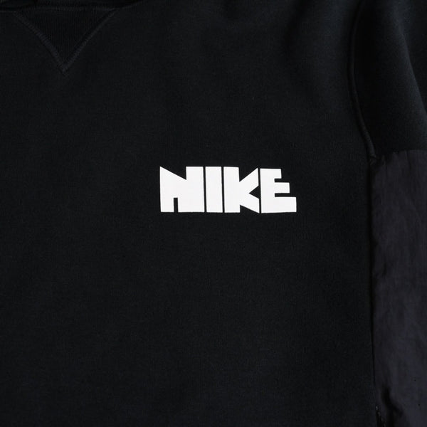 NIKE ナイキ sacai サカイ セットアップ パーカー スウェットパンツ CHINA製 コットン ポリエステル ブラック ホワイト サイズM 美品 中古 4a007452