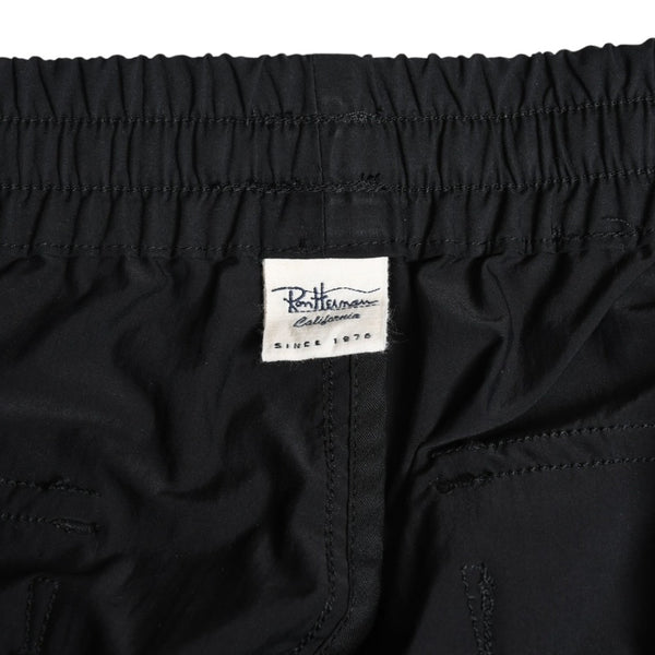 極美品 RonHerman ロンハーマン ショーツ ショートパンツ ハーフパンツ 4120600105 サイズM ブラック ナイロン ポリエステル 中古 4a007515