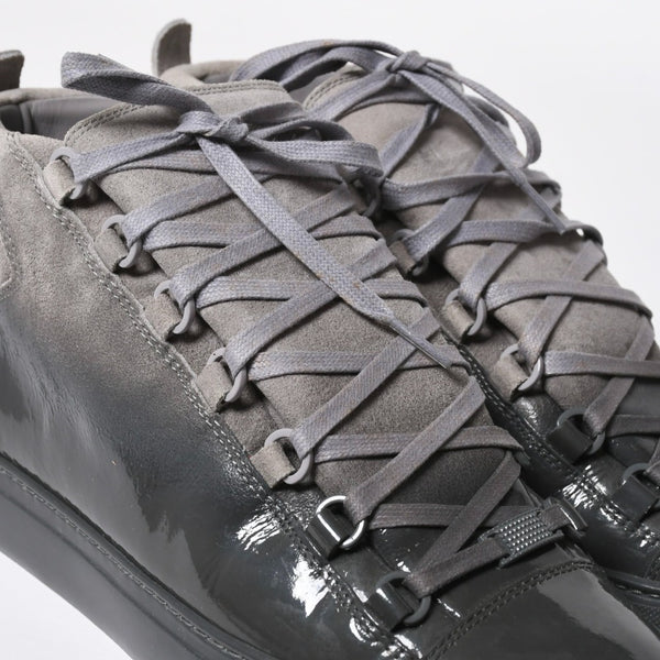 極美品 BALENCIAGA バレンシアガ Arena High アリーナ ハイカットスニーカー 373399 サイズ41 グレー グラデーション 中古 4a006543