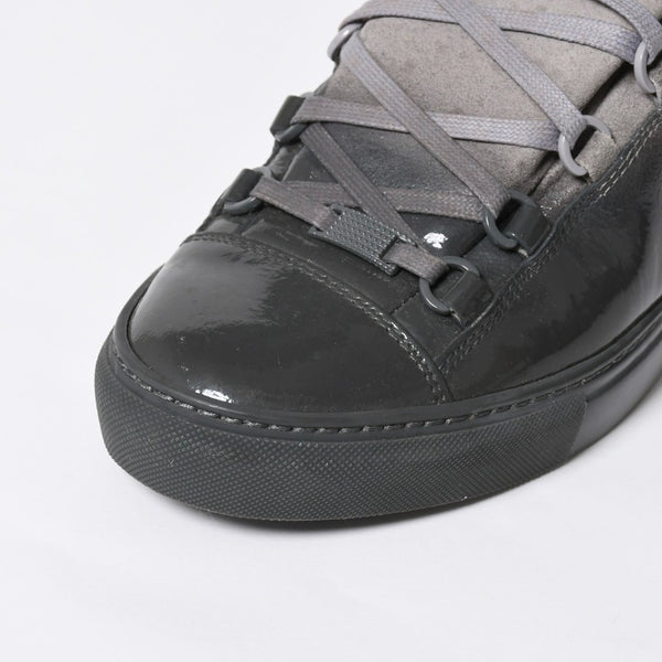 極美品 BALENCIAGA バレンシアガ Arena High アリーナ ハイカットスニーカー 373399 サイズ41 グレー グラデーション 中古 4a006543