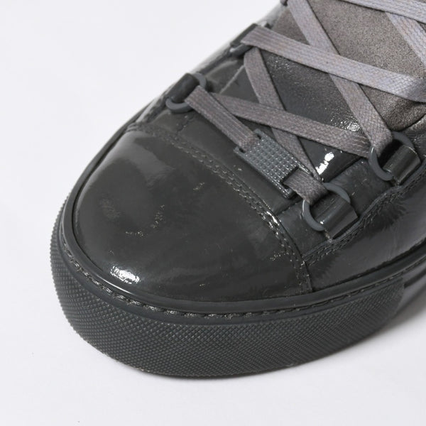 極美品 BALENCIAGA バレンシアガ Arena High アリーナ ハイカットスニーカー 373399 サイズ41 グレー グラデーション 中古 4a006543