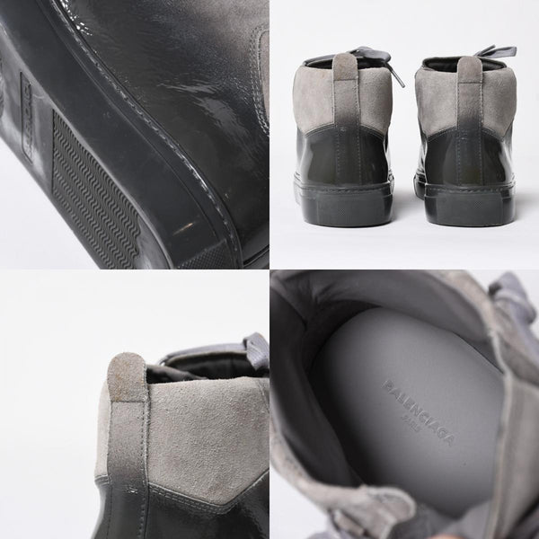 極美品 BALENCIAGA バレンシアガ Arena High アリーナ ハイカットスニーカー 373399 サイズ41 グレー グラデーション 中古 4a006543