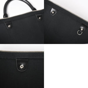 極美品 LOUIS VUITTON ルイヴィトン キーポルバンドリエール55 ボストンバッグ N41413 ダミエグラフィット ブラック 中古 4a008979