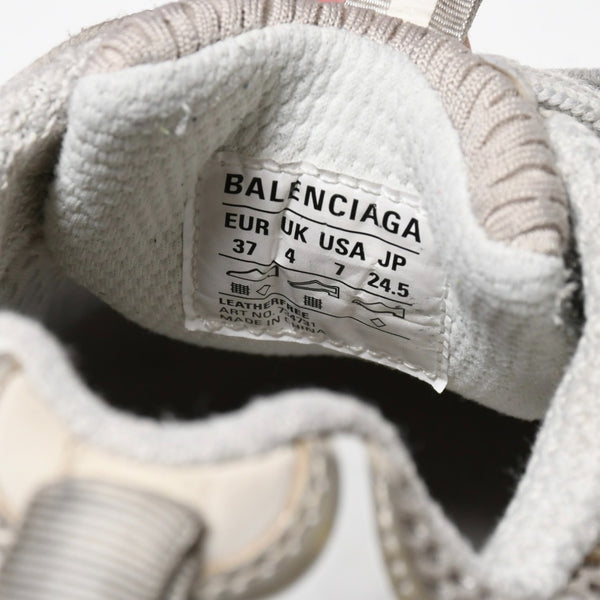 BALENCIAGA バレンシアガ 3XL スニーカー 靴 サイズ37 エッグシェル ベージュ シルバー グレー 良品 中古 4a007760