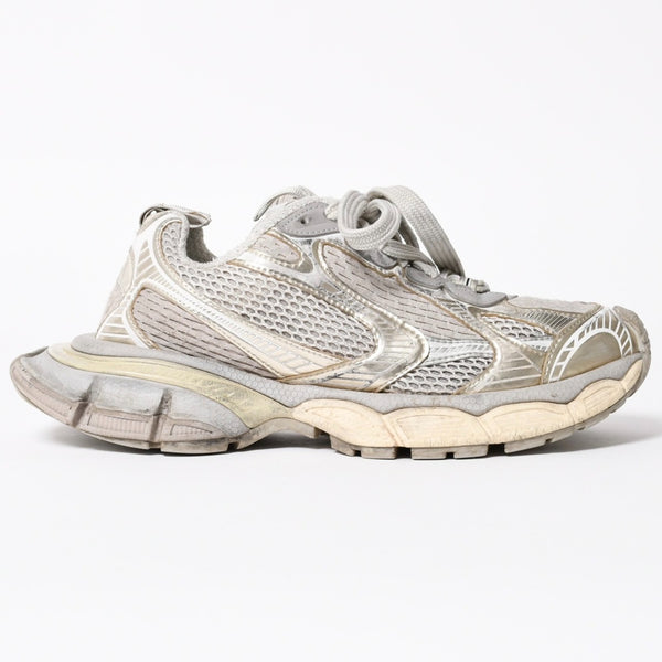 BALENCIAGA バレンシアガ 3XL スニーカー 靴 サイズ37 エッグシェル ベージュ シルバー グレー 良品 中古 4a007760