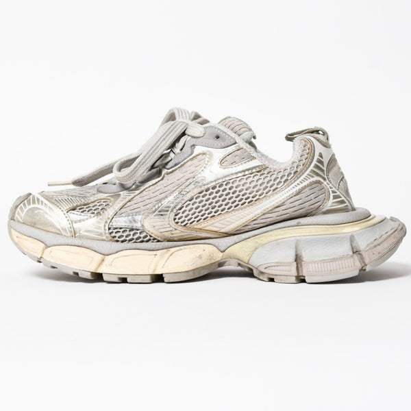 BALENCIAGA バレンシアガ 3XL スニーカー 靴 サイズ37 エッグシェル ベージュ シルバー グレー 良品 中古 4a007760