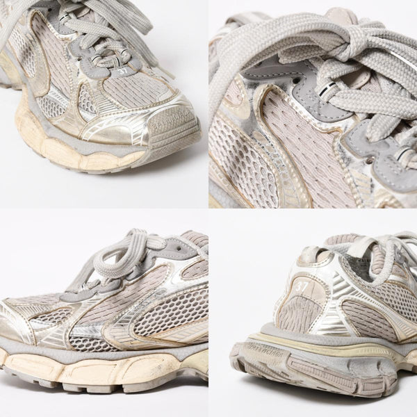 BALENCIAGA バレンシアガ 3XL スニーカー 靴 サイズ37 エッグシェル ベージュ シルバー グレー 良品 中古 4a007760