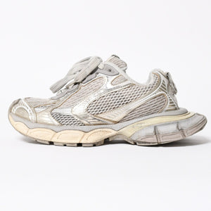 BALENCIAGA バレンシアガ 3XL スニーカー 靴 サイズ37 エッグシェル ベージュ シルバー グレー 良品 中古 4a007760