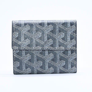 新品同様品 GOYARD ゴヤール Marigny Wallet マリニー ウォレット 二つ折り財布 MARIGNPMLTY51CL51P グレー 中古 4a007928
