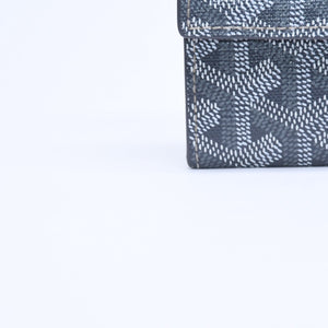 新品同様品 GOYARD ゴヤール Marigny Wallet マリニー ウォレット 二つ折り財布 MARIGNPMLTY51CL51P グレー 中古 4a007928