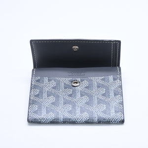 新品同様品 GOYARD ゴヤール Marigny Wallet マリニー ウォレット 二つ折り財布 MARIGNPMLTY51CL51P グレー 中古 4a007928