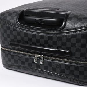 LOUIS VUITTON ルイヴィトン スーツケース キャリーケース キャリー ゼフィール70 ダミエ グラフィット キャンバス ブラック N23003 美品 中古 4a007363
