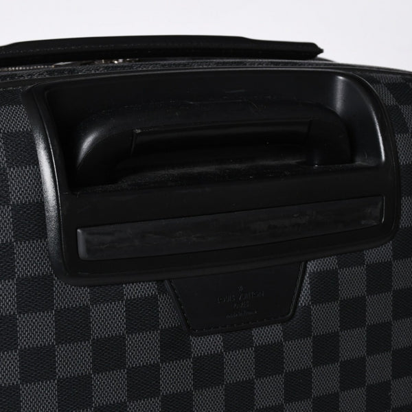 LOUIS VUITTON ルイヴィトン スーツケース キャリーケース キャリー ゼフィール70 ダミエ グラフィット キャンバス ブラック N23003 美品 中古 4a007363