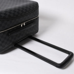 LOUIS VUITTON ルイヴィトン スーツケース キャリーケース キャリー ゼフィール70 ダミエ グラフィット キャンバス ブラック N23003 美品 中古 4a007363