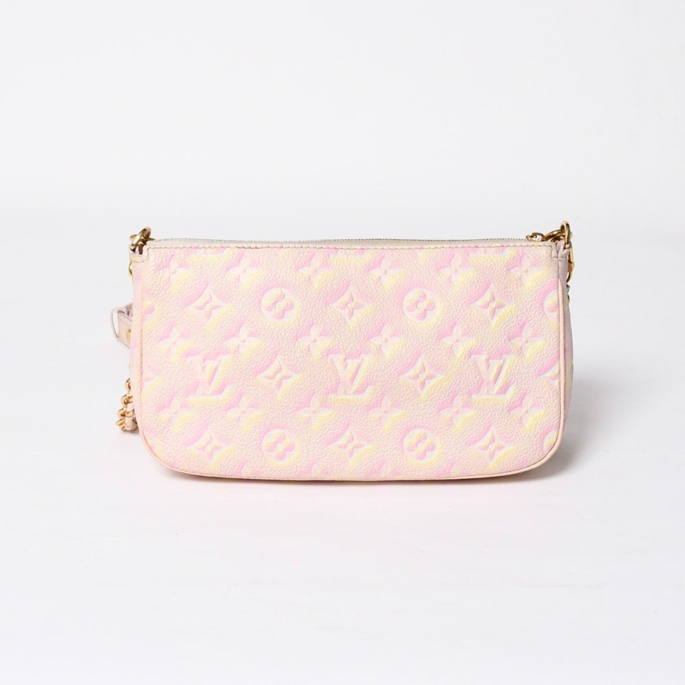 極美品 LOUIS VUITTON ルイヴィトン モノグラム アンプラント ミュルティポシェットアクセソワール M46093 ゴールド金具 中古 4a007876