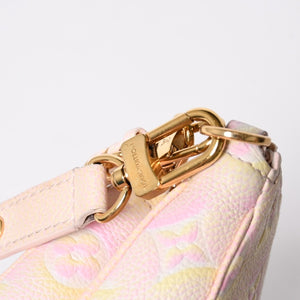 極美品 LOUIS VUITTON ルイヴィトン モノグラム アンプラント ミュルティポシェットアクセソワール M46093 ゴールド金具 中古 4a007876