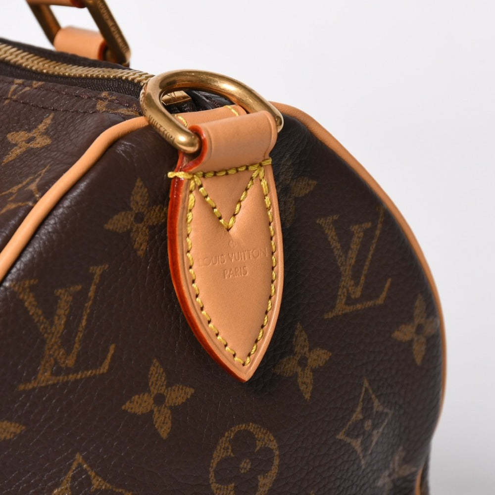 新品同様 LOUIS VUITTON ルイヴィトン スピーディ P9 バンドリエール 25 ボストンバッグ M24443 ブラウン 中古 4a007798