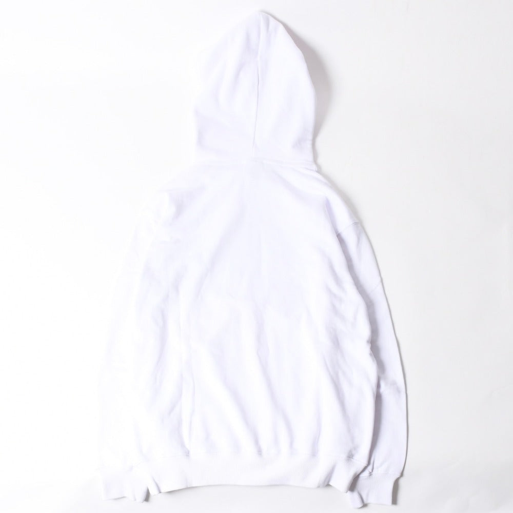 Yohji Yamamoto POUR HOMME ヨウジヤマモト プールオム × NEW ERA ニューエラ パーカー HG-T98-998 サイズ4 ホワイト 美品 中古 4a007843