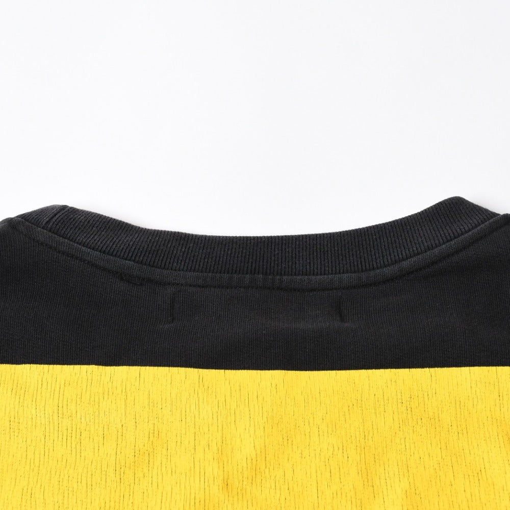 OFF WHITE オフホワイト トレーナー カラヴァジョ 絵画 クロスアロー ダイアゴナルストライプ バックプリント サイズM 美品 中古 4a007393