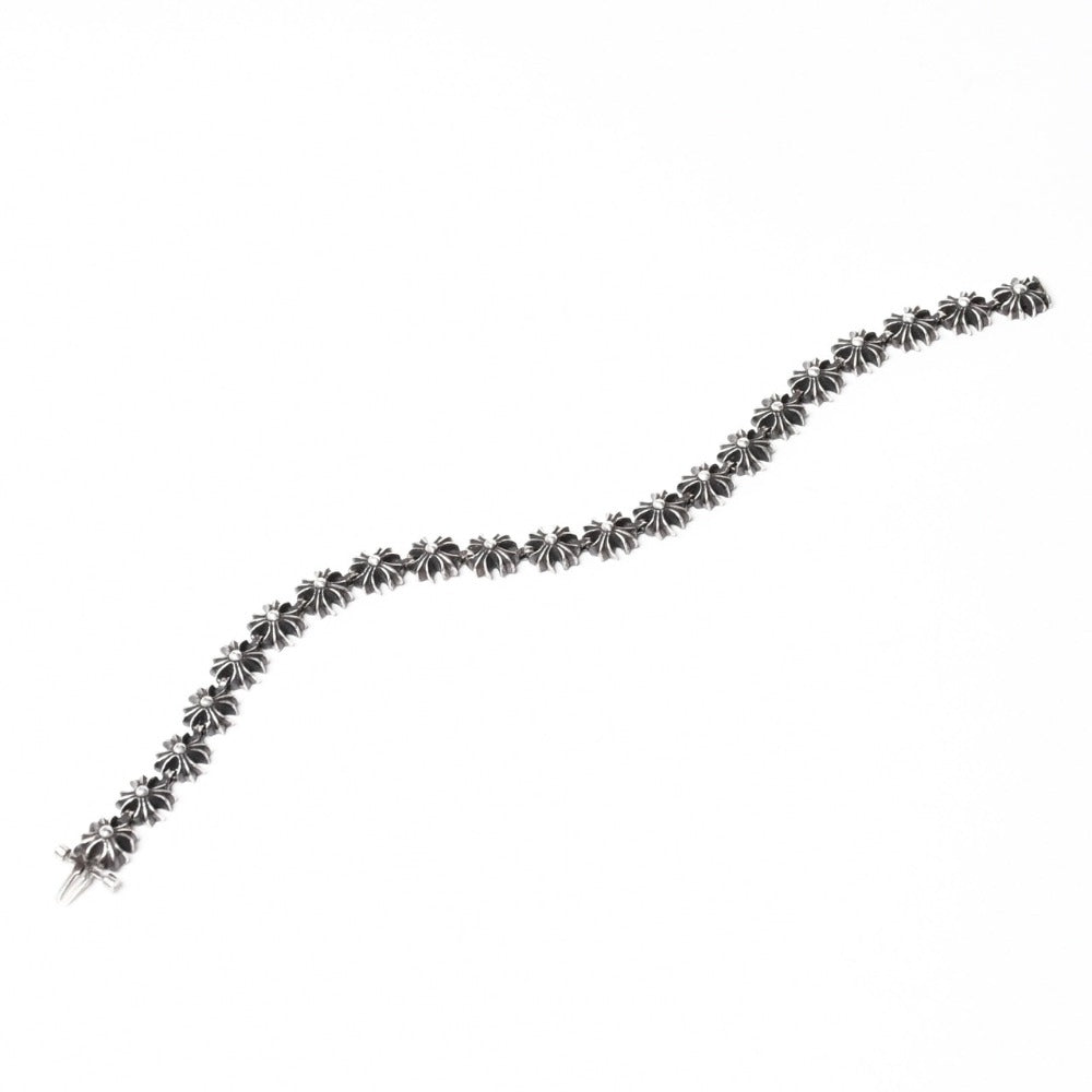 極美品 CHROME HEARTS クロムハーツ TINY PLUS LINK タイニー プラスリンク ブレスレット 重量約27.20g 19リンク 全長約21cm 中古 4a007583