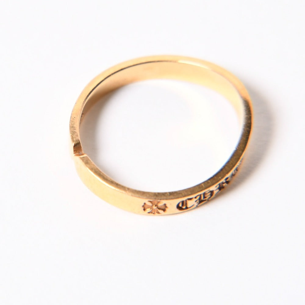CHROME HEARTS クロムハーツ 指輪 リング 22K SEE YOU IN TEA ゴールド