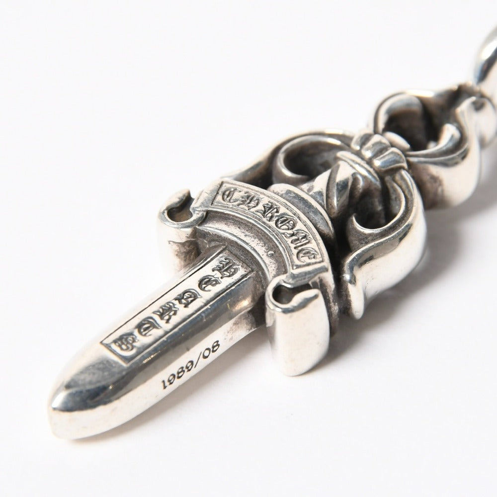 極美品 CHROME HEARTS クロムハーツ DOUBLE DAGGER ダブルダガー ペンダントトップ チャーム 重量約20.32g シルバー925 中古 4a007559