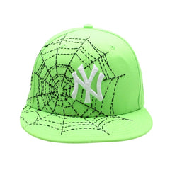 New and unused item NEW ERA New Era Cap NY Yankees New York Yankees Lime Green Loso Custom Model One Piece Spiderweb 59FIFTY Size 7 3/8 58.7cm Used 4a007775