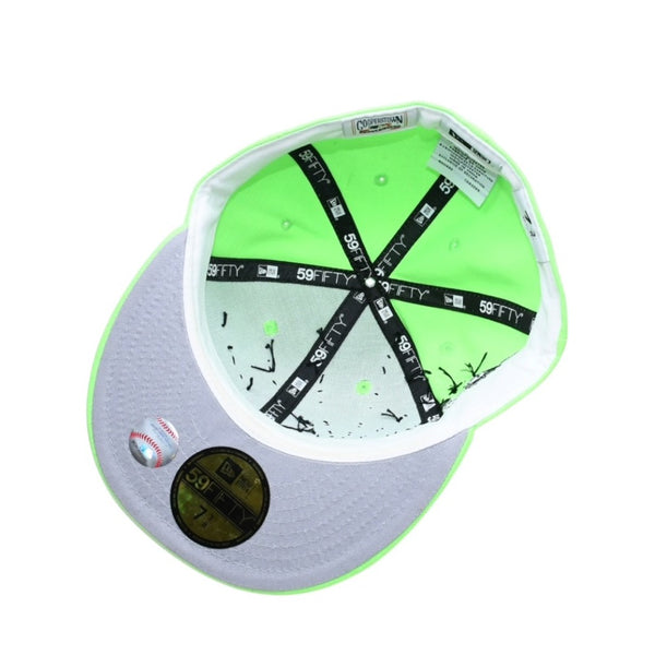New and unused item NEW ERA New Era Cap NY Yankees New York Yankees Lime Green Loso Custom Model One Piece Spiderweb 59FIFTY Size 7 3/8 58.7cm Used 4a007775
