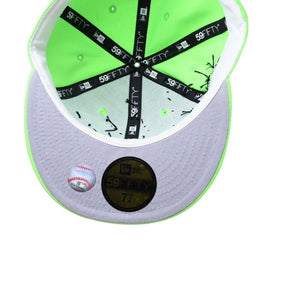 New and unused item NEW ERA New Era Cap NY Yankees New York Yankees Lime Green Loso Custom Model One Piece Spiderweb 59FIFTY Size 7 3/8 58.7cm Used 4a007775