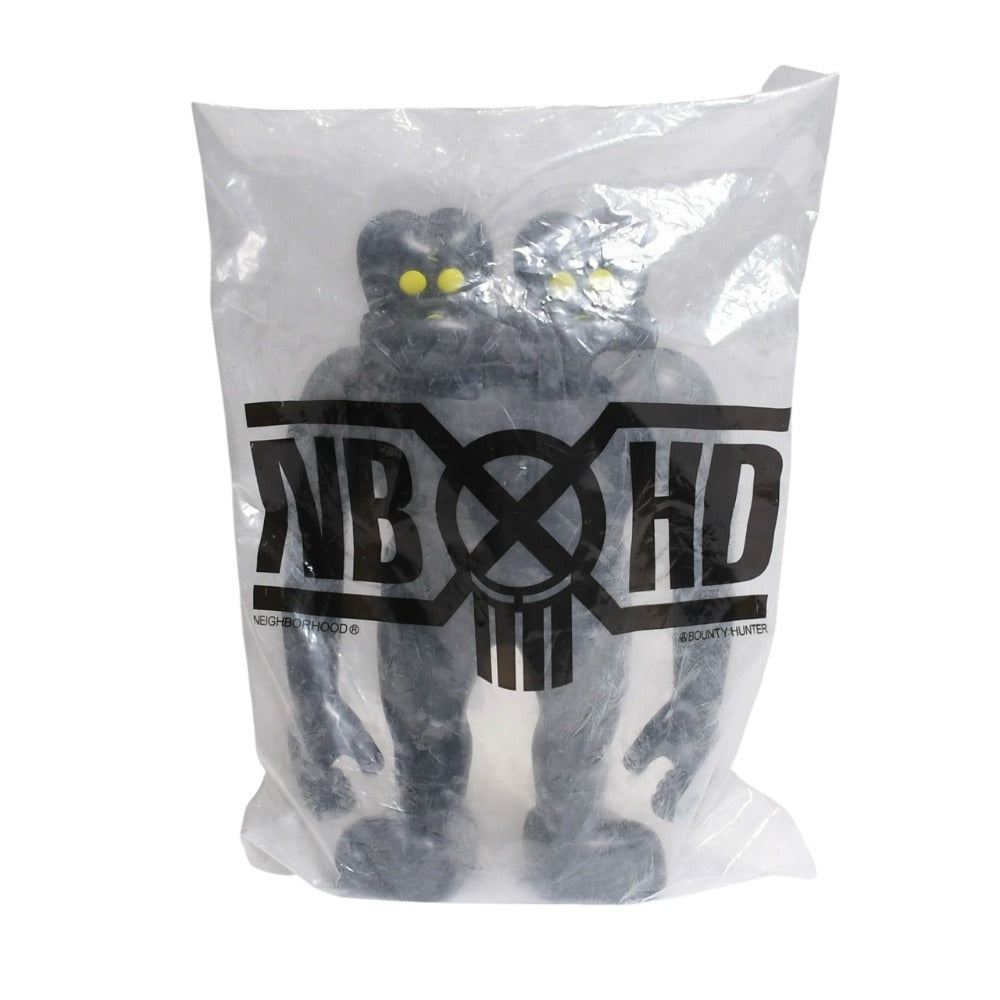 新品未使用品 NEIGHBORHOOD×BOUNTY HUNTER ネイバーフッド バウンティーハンター スカル君 フィギュア 玩具 ブラック 中古 4a007060