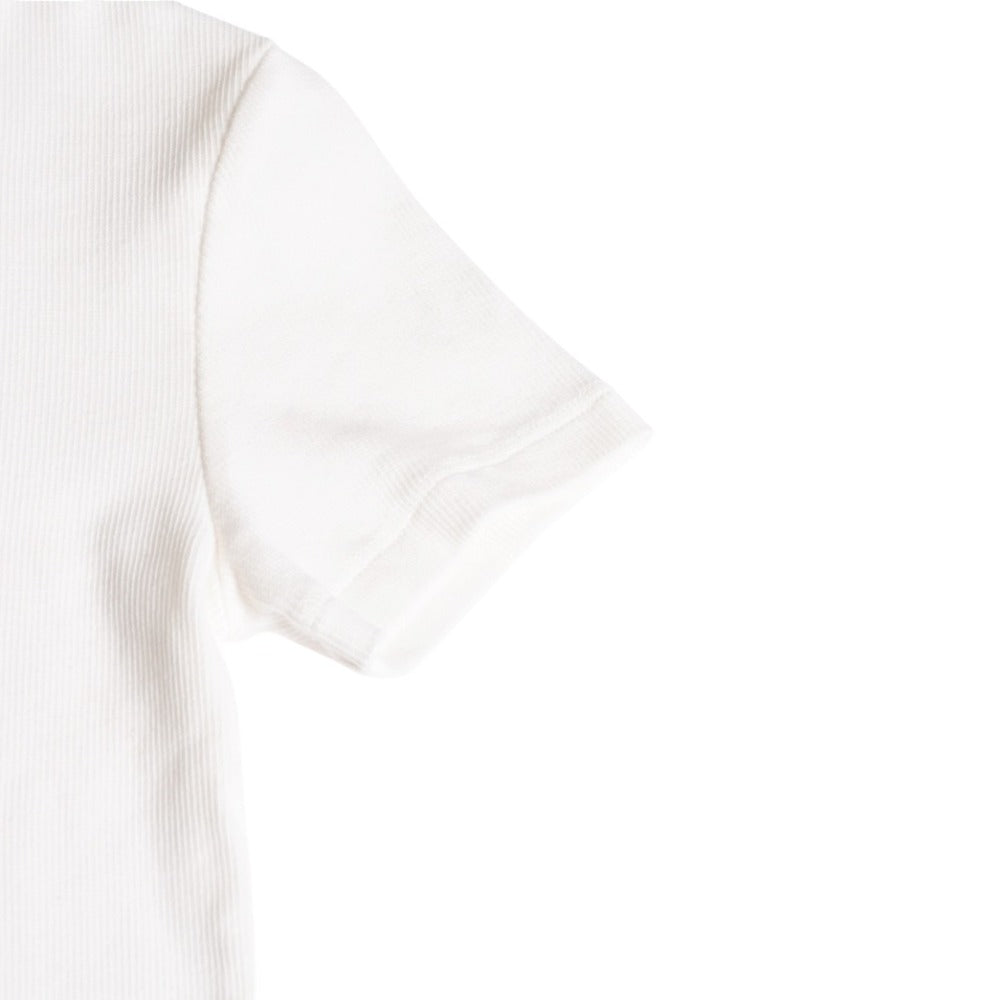 極美品 Off-White オフホワイト ストレッチ Tシャツ 半袖Tシャツ ホワイト ブラック LG-425 中古 4a007762