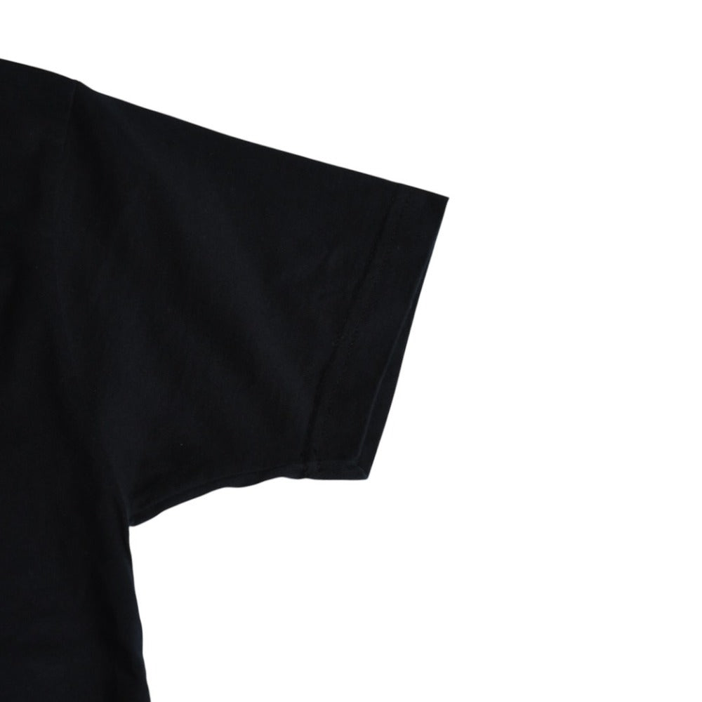 極美品 RICHARDSON リチャードソン ワンポイントロゴ 半袖Tシャツ アメリカ製 コットン ブラック ホワイト サイズS 中古 4a007849