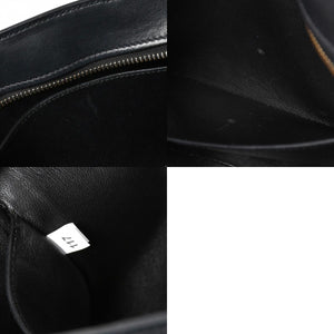 極美品 PRADA プラダ サフィアーノ Shoulder Bag ショルダーバッグ バッグ ブラック ゴールド金具 レザー 中古 4a007784