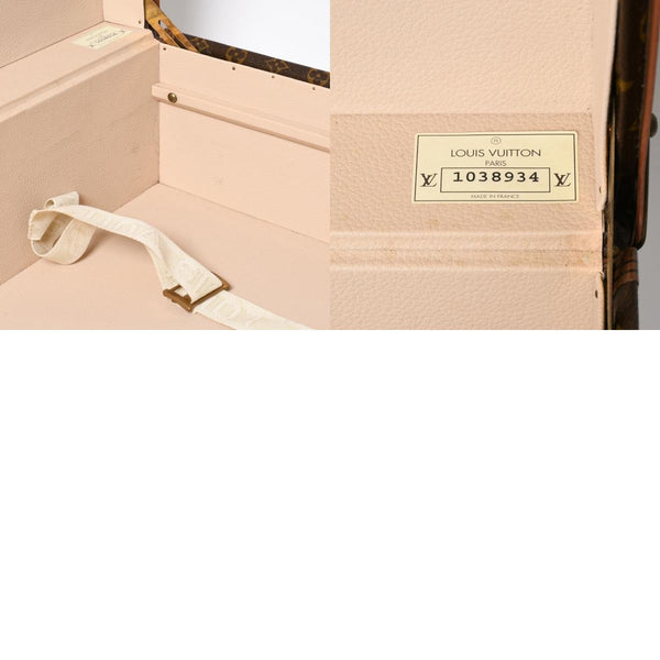 LOUIS VUITTON ルイヴィトン アルゼール60 トランクケース ハードケース M21225 モノグラム PVC レザー 中古 4a007895