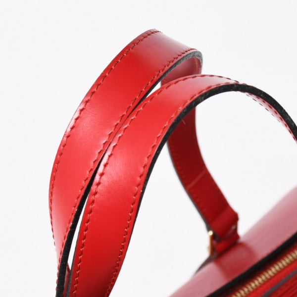 極美品 LOUIS VUITTON ルイヴィトン ハンドバッグ トートバッグ M52227 エピ スフロ レッド ゴールド金具 中古 4a008270
