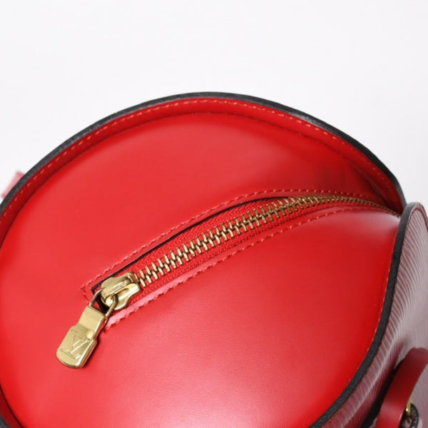 極美品 LOUIS VUITTON ルイヴィトン ハンドバッグ トートバッグ M52227 エピ スフロ レッド ゴールド金具 中古 4a008270