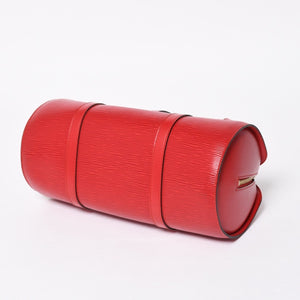 極美品 LOUIS VUITTON ルイヴィトン ハンドバッグ トートバッグ M52227 エピ スフロ レッド ゴールド金具 中古 4a008270