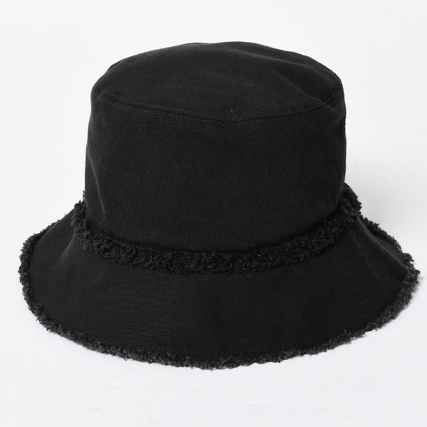 新品同様品 MIU MIU ミュウミュウ バケットハット ハット 帽子 5HC196 2CL4 ブラック 黒 サイズS 中古 4a007786