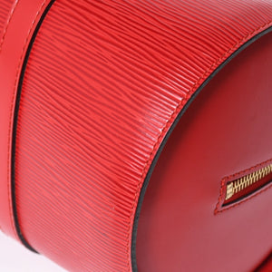 極美品 LOUIS VUITTON ルイヴィトン ハンドバッグ トートバッグ M52227 エピ スフロ レッド ゴールド金具 中古 4a008270