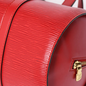 極美品 LOUIS VUITTON ルイヴィトン ハンドバッグ トートバッグ M52227 エピ スフロ レッド ゴールド金具 中古 4a008270