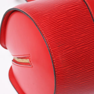 極美品 LOUIS VUITTON ルイヴィトン ハンドバッグ トートバッグ M52227 エピ スフロ レッド ゴールド金具 中古 4a008270