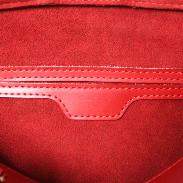 極美品 LOUIS VUITTON ルイヴィトン ハンドバッグ トートバッグ M52227 エピ スフロ レッド ゴールド金具 中古 4a008270
