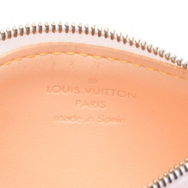 新品同様 LOUISVUITTON ルイヴィトン ポシェット クレ コインケース 小銭入れ M92655 モノグラム マルチカラー ホワイト 村上隆 中古 4a007777