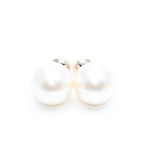 極美品 Christian Dior クリスチャンディオール トライバル フェイクパール スタッドピアス 重量約8.64g GP メタル 両耳用 中古 4a007769