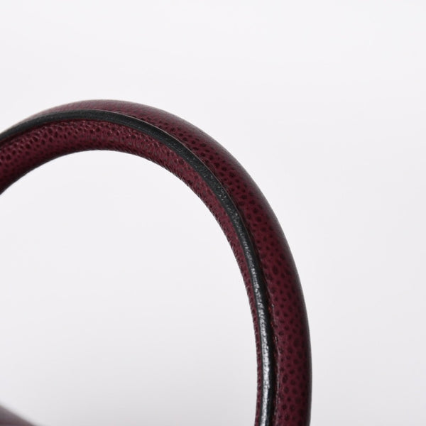 極美品 CHANEL シャネル ココマーク キャビアスキン 2WAY ボストンバッグ 3番台 ショルダーバッグ ボルドー ゴールド金具 中古 4a007797